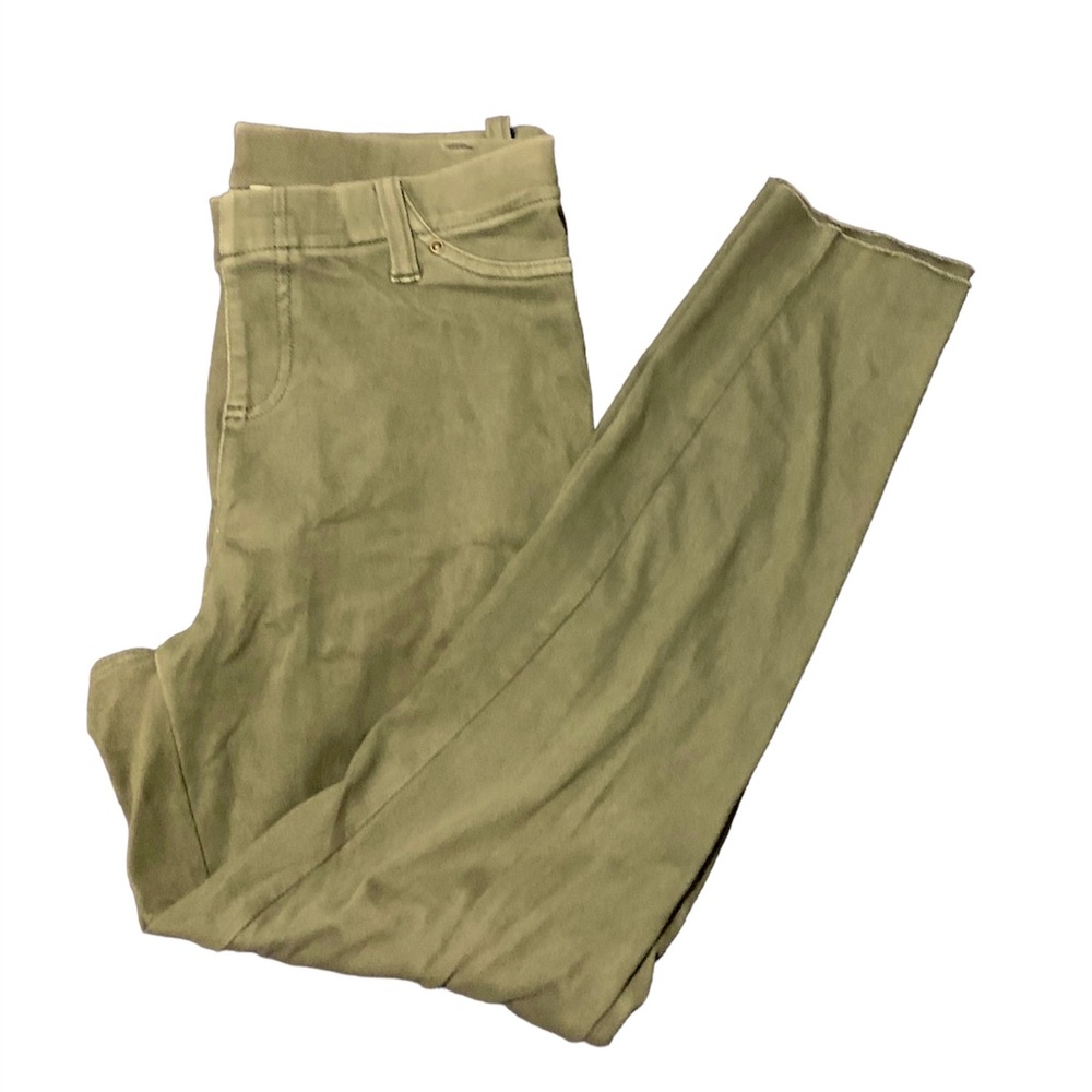 Size S army green jeggings.